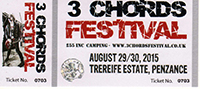 3 Chords Festival, Penzance, Cornwall 29-30.8.15